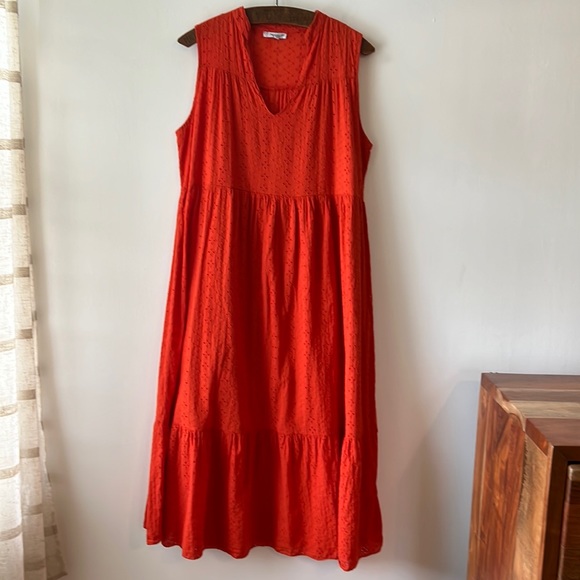 style linen dress 3/4 Sleeve Obi Wrap Dress Miley XXL / Pure Black